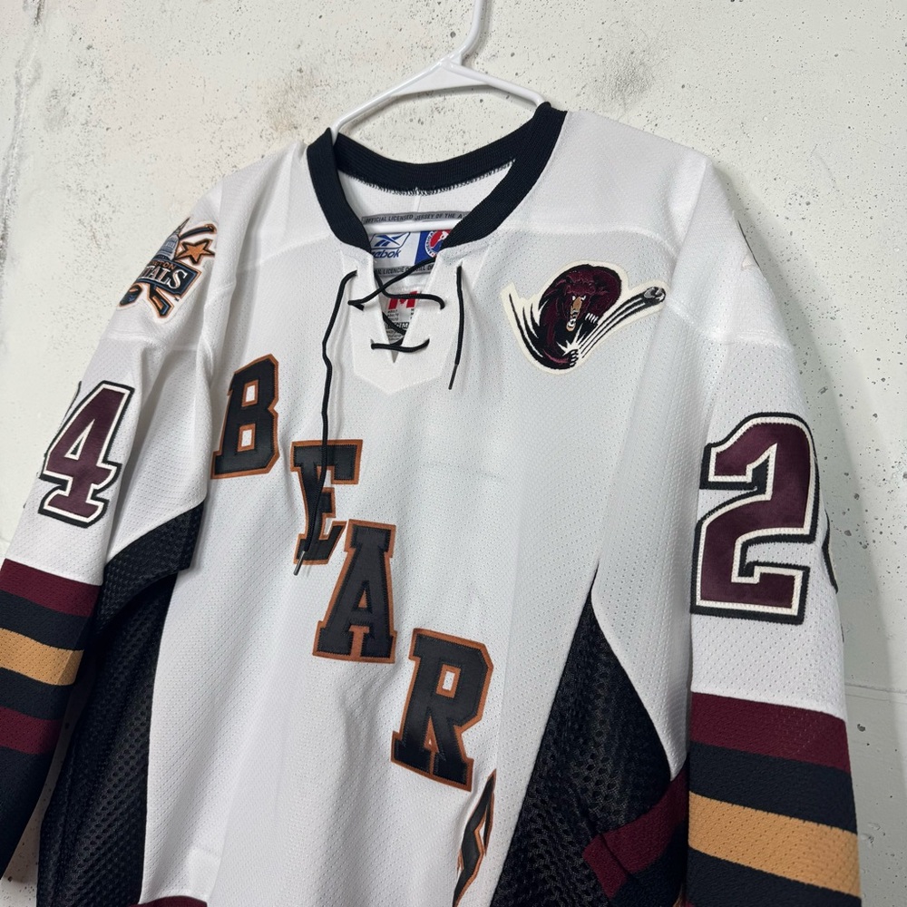 Reebok Hershey Bears Louis Robitaille CCM Hockey Jersey Medium - Picture 4 of 16